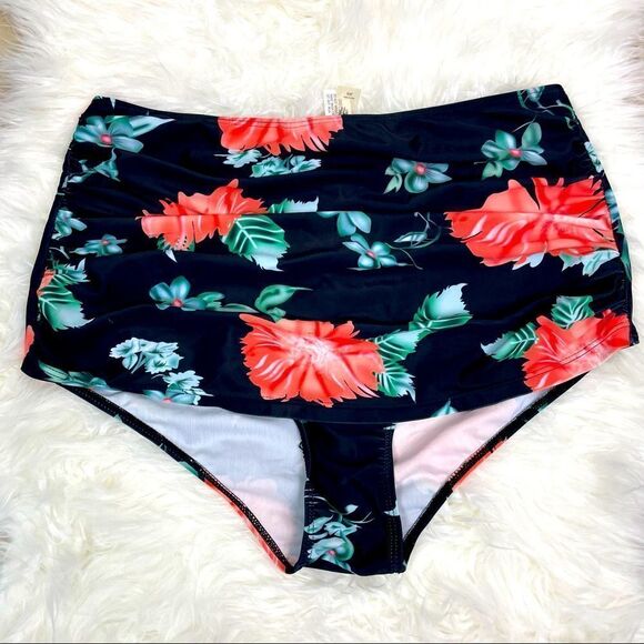 Cocoship | XXL high waisted bikini, hibiscus, 🌺 tropical,bathing suit ta… - Picture 7 of 7